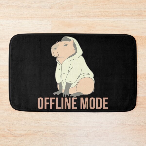 Item preview, capybara offline mode designed and sold by mikoala50.
