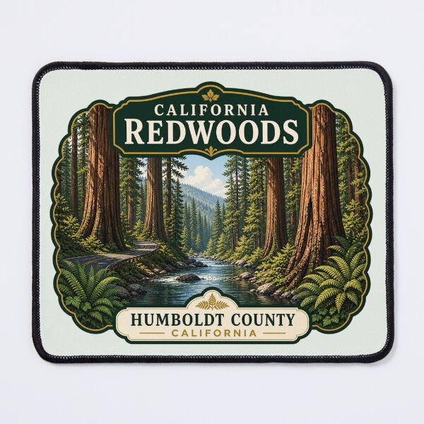 Item preview, California Redwoods, Humboldt County - Giant Forest designed and sold by Myra365Art.