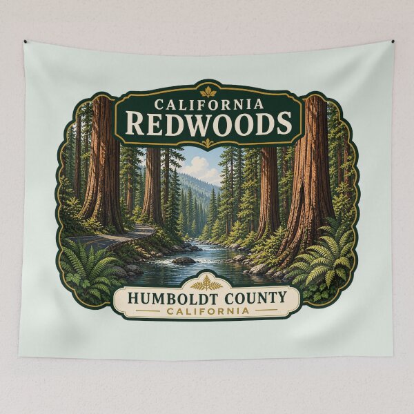 Item preview, California Redwoods, Humboldt County -  Giant Forest designed and sold by Myra365Art.