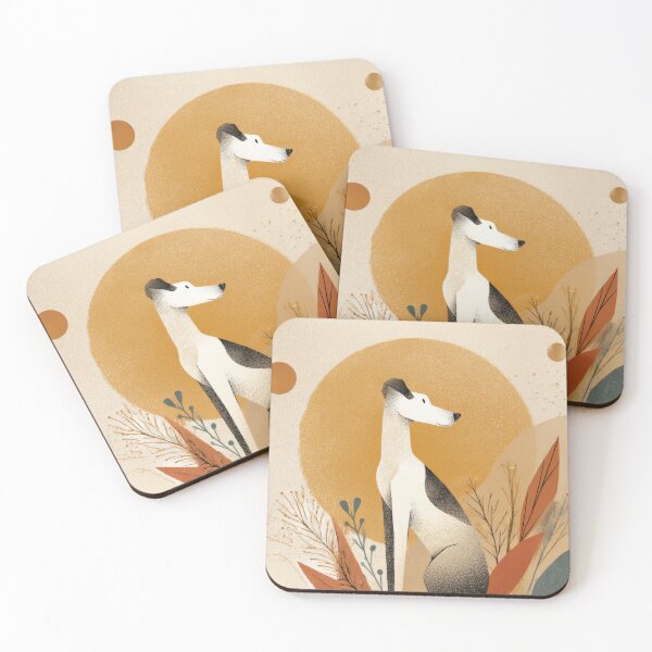 Item preview, Dog sits among plants in art designed and sold by anytka.