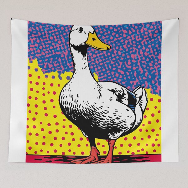 Item preview, Pop Art Duck Illustration designed and sold by lautir.