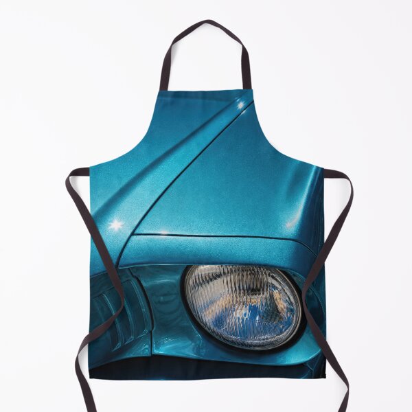 Item preview, Classic Mustang Headlight Detail – Teal Metallic American Muscle Car Photography designed and sold by William A McCarthy.