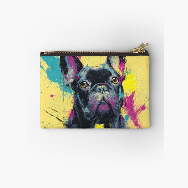 Item preview, Colorful French bulldog mural designed and sold by anytka.
