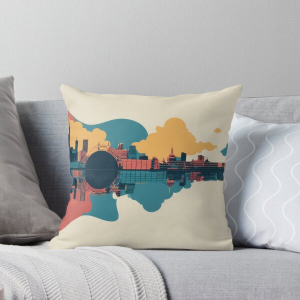 Item preview, A guitar shape shows a city skyline designed and sold by anytka.