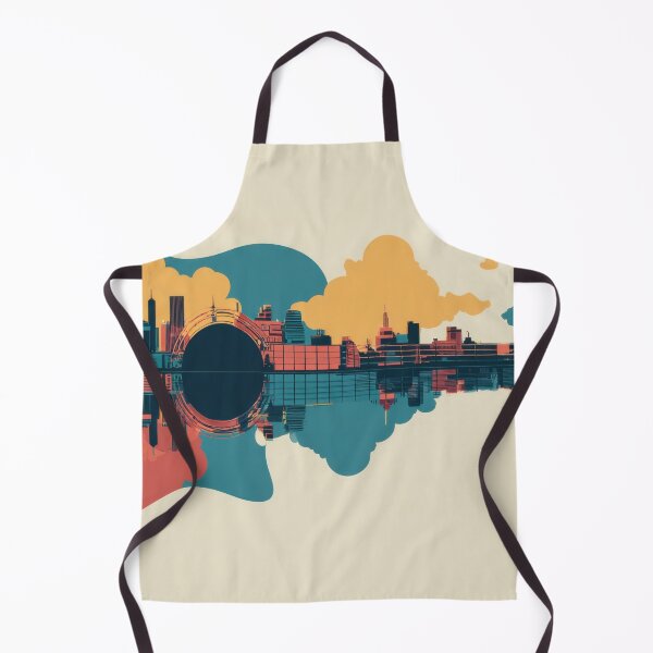 Item preview, A guitar shape shows a city skyline designed and sold by anytka.
