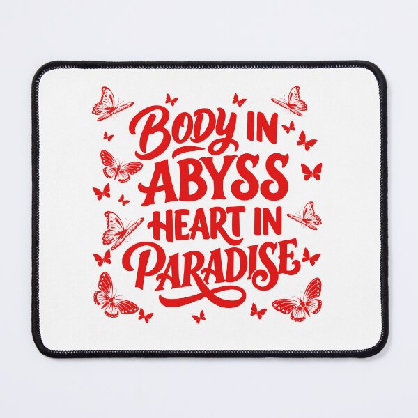 Item preview, Body in abyss heart in paradise quote, tgcf heaven's official blessing designed and sold by RecStore.