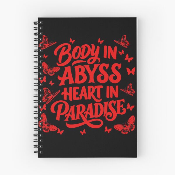 Item preview, Body in abyss heart in paradise quote, tgcf heaven's official blessing designed and sold by RecStore.