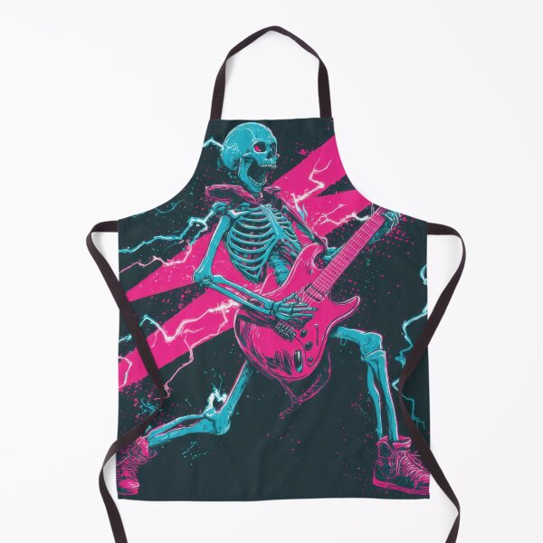 Item preview, Skeleton plays guitar on stage designed and sold by anytka.