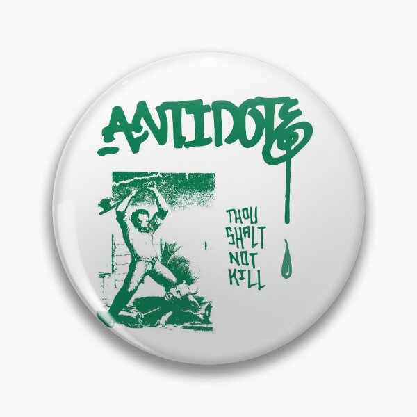 Item preview, Antidote Thou Shalt Not Kill NYHC hardcore punk skinhead designed and sold by neusyndrome.