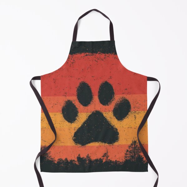 Item preview, Sunset with a large paw print designed and sold by anytka.