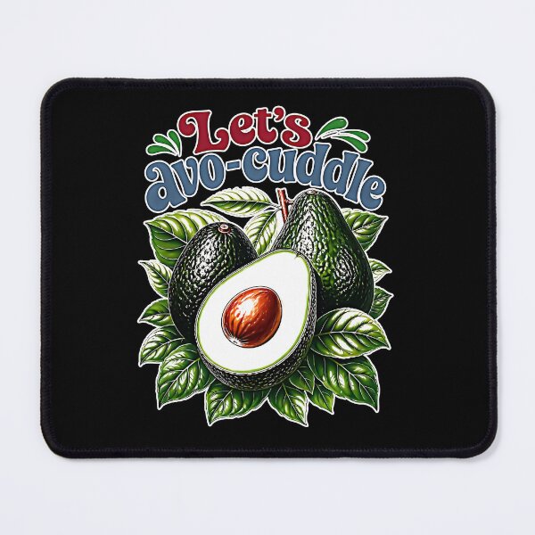 Item preview, Let's Avo Cuddle Funny Avocado Retro Vintage Food Humor Love designed and sold by graphixpolash.