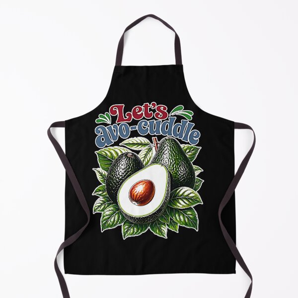 Item preview, Let's Avo Cuddle Funny Avocado Retro Vintage Food Humor Love designed and sold by graphixpolash.