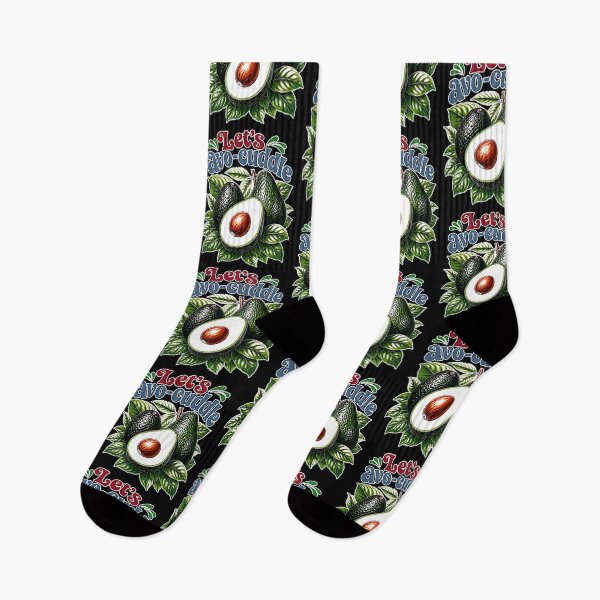 Item preview, Let's Avo Cuddle Funny Avocado Retro Vintage Food Humor Love designed and sold by graphixpolash.