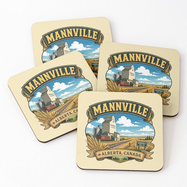 Item preview, Mannville, Alberta Canada - Prairie Grain Fields designed and sold by Myra365Art.