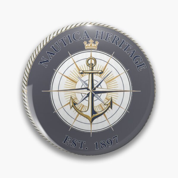 Item preview, Nautica Heritage – Maritime Anchor Emblem designed and sold by MWSailingClub.