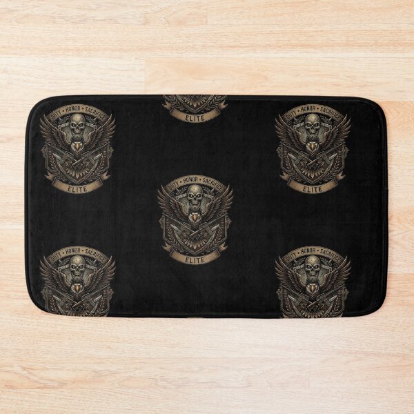 Item preview, Military Style Eagle Wings Skull Badge Art designed and sold by RoyalDeluxGo.