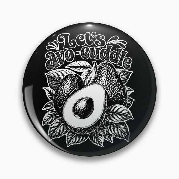 Item preview, Let's Avo Cuddle Funny Avocado Retro Vintage Food Humor Love  designed and sold by graphixpolash.