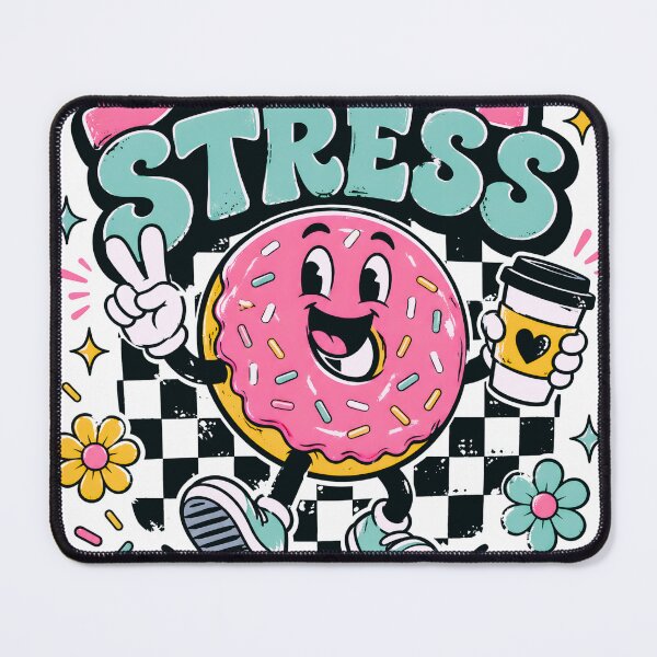 Item preview, Donut Stress Funny Donut Character Just Do Your Best Quote designed and sold by designleon19.