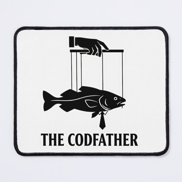 Item preview, The Codfather – Funny Mafia Fish Parody Poster designed and sold by P’s stuff.