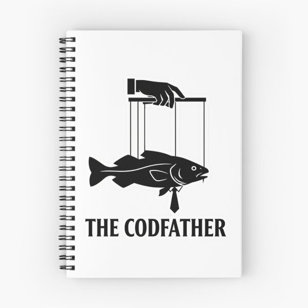 Item preview, The Codfather – Funny Mafia Fish Parody Poster designed and sold by P’s stuff.