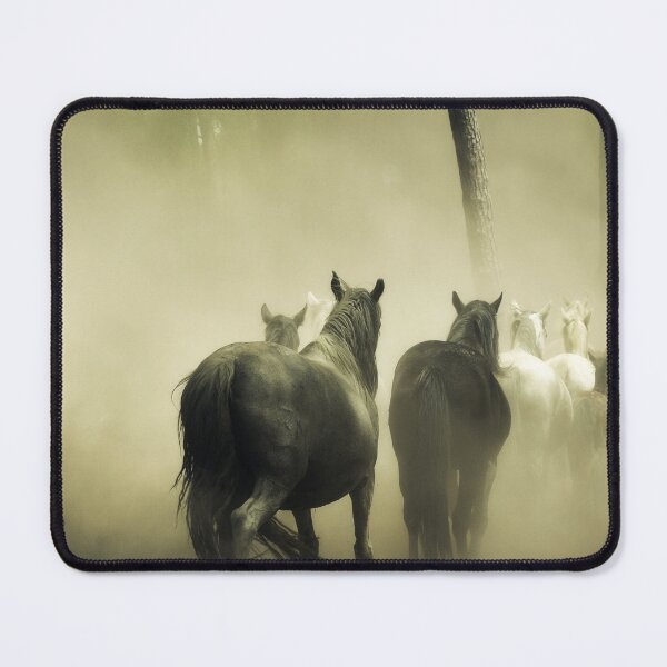 Item preview, Running Horses Poster | Wild Herd Landscape | Powerful Animal Wall Art Gift designed and sold by Kubilay-Digital.