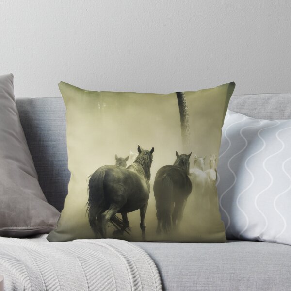Item preview, Running Horses Poster | Wild Herd Landscape | Powerful Animal Wall Art Gift designed and sold by Kubilay-Digital.