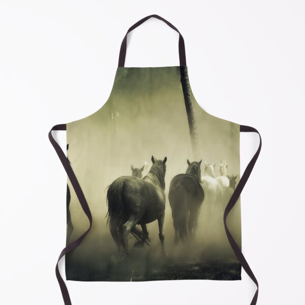 Item preview, Running Horses Poster | Wild Herd Landscape | Powerful Animal Wall Art Gift designed and sold by Kubilay-Digital.