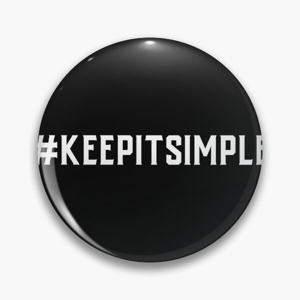 Item preview, #KeepItSimple Hashtag T-Shirt designed and sold by DwishOriginals.