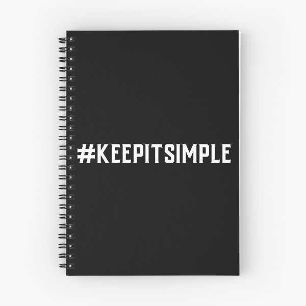 Item preview, #KeepItSimple Hashtag T-Shirt designed and sold by DwishOriginals.