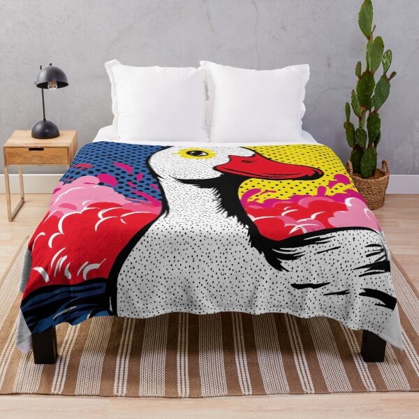 Item preview, Pop Art Duck in Vibrant Colors designed and sold by lautir.