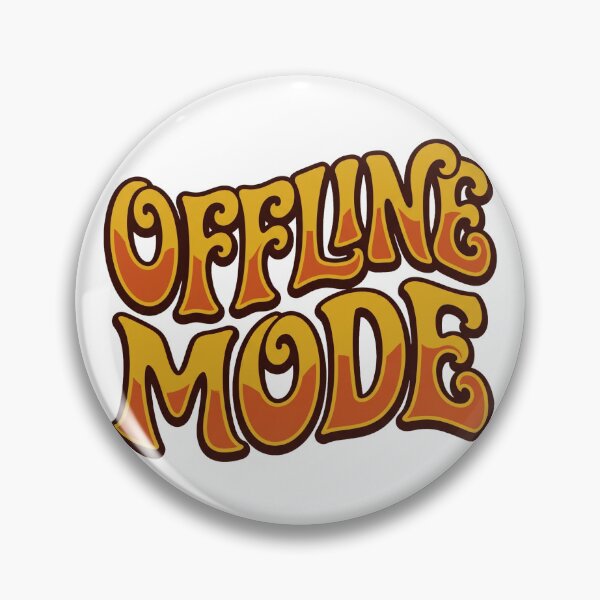 Item preview, Offline Mode" Wavy Typography designed and sold by J&K.