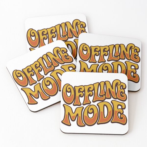 Item preview, Offline Mode" Wavy Typography designed and sold by KJ Frost.