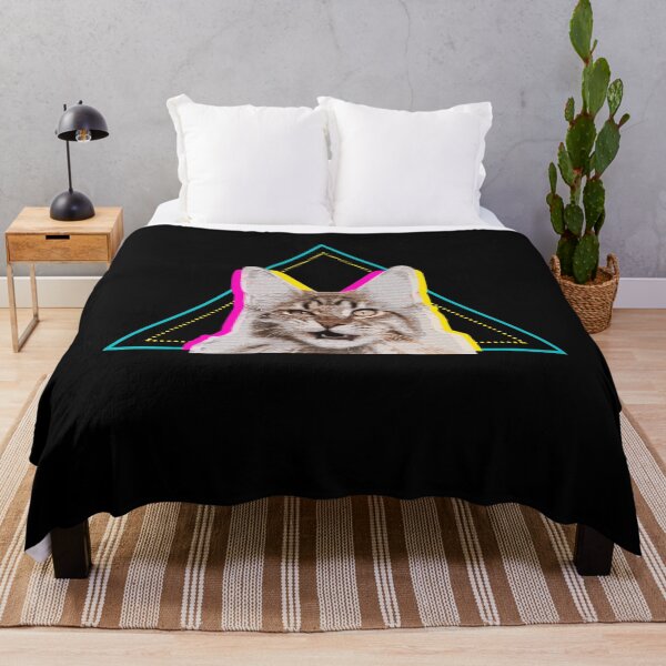 Item preview, Ohhh Funny Cat Meme – Retro Neon Aesthetic Kitty Vaporwave Humor Design designed and sold by EichStore.