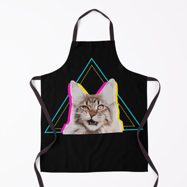 Item preview, Ohhh Funny Cat Meme – Retro Neon Aesthetic Kitty Vaporwave Humor Design designed and sold by EichStore.