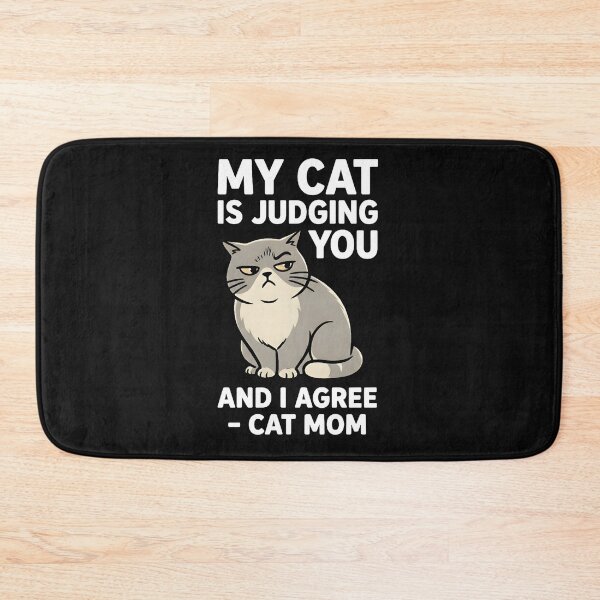 Item preview, My Cat Is Judging You Shirt – Funny Cat Mom Meme Tee, Unimpressed Cat Humor designed and sold by ZyxDes.