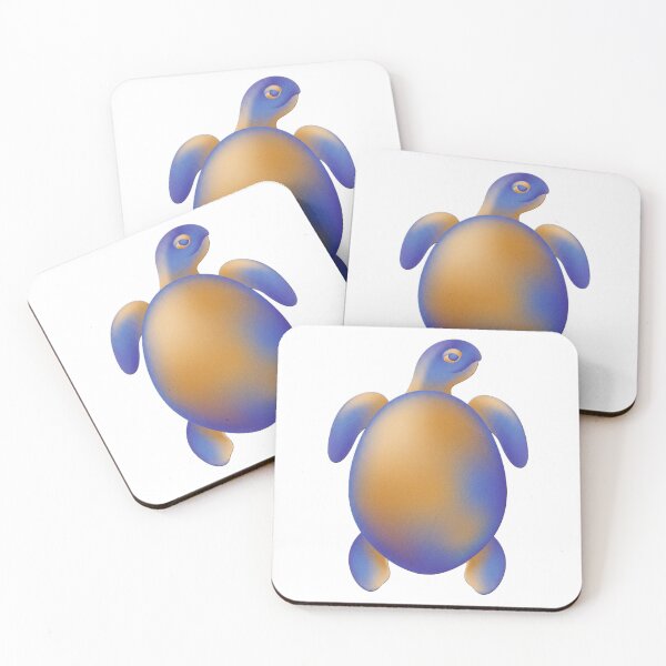 Item preview, Airbrush Gradient Turtle Soft Form designed and sold by FelixMADE.