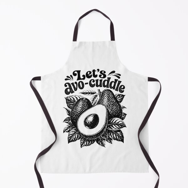 Item preview, Let's Avo Cuddle Funny Avocado Retro Vintage Food Humor Love designed and sold by graphixpolash.