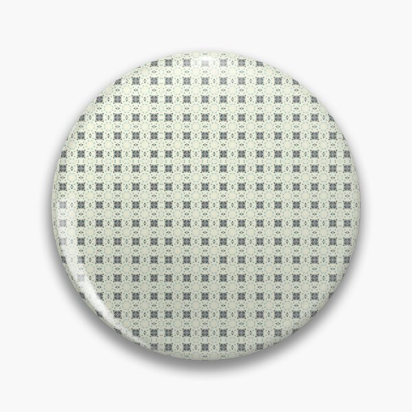 Item preview, Retro Geometric Tile Pattern with Floral Elements designed and sold by MegaNovaArt.