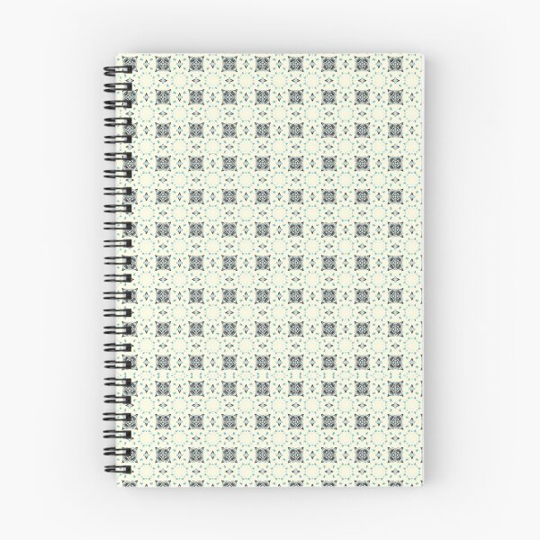 Item preview, Retro Geometric Tile Pattern with Floral Elements designed and sold by MegaNovaArt.
