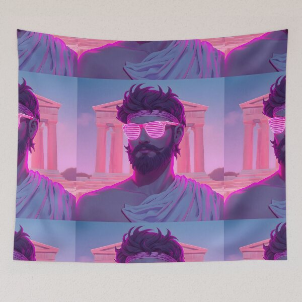 Item preview, Retro Neon Greek Vaporwave designed and sold by Mouad-Doadi.