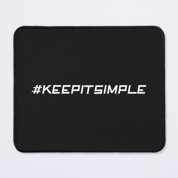 Item preview, #KeepItSimple Hashtag T-Shirt designed and sold by DwishOriginals.
