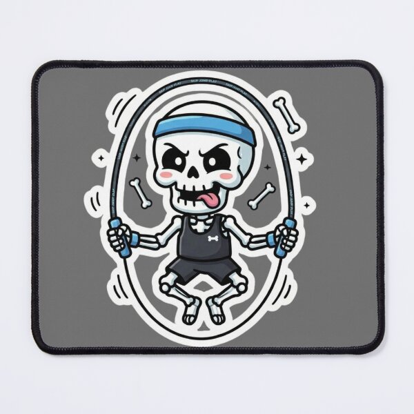 Item preview, Funny Cardio Skeleton Skipping Rope - Workout Motivation Art designed and sold by BreezifyDesignStudio.