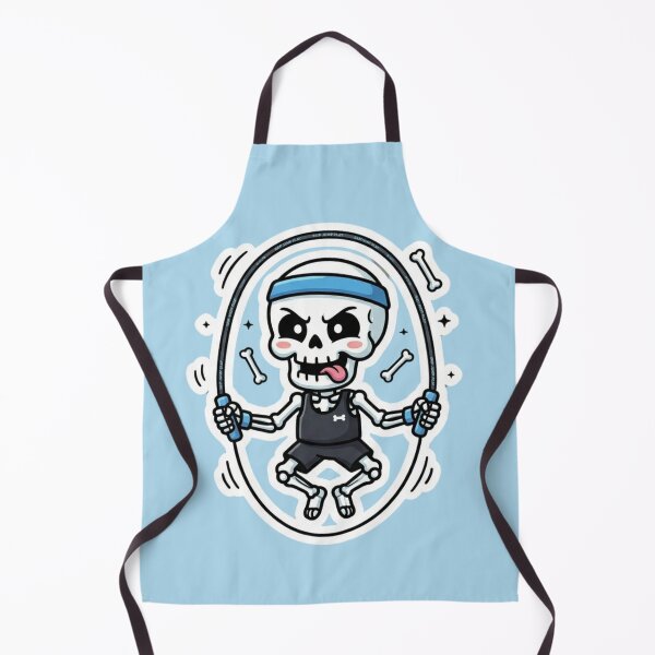 Item preview, Funny Cardio Skeleton Skipping Rope - Workout Motivation Art designed and sold by BreezifyDesignStudio.