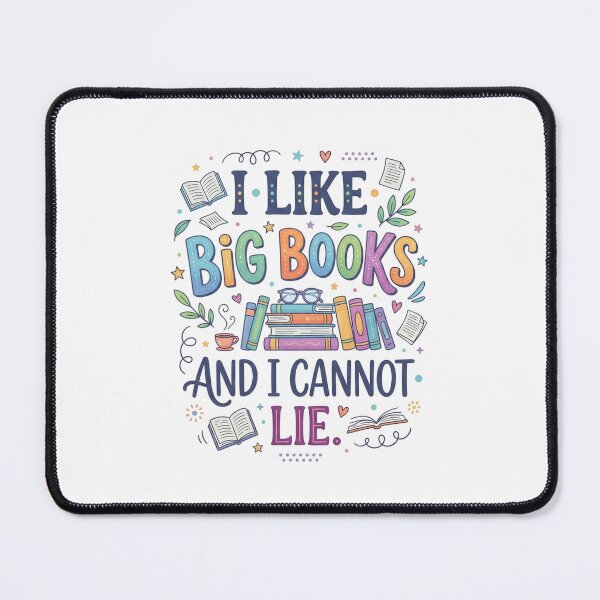 Item preview, I Like Big Books And I Cannot Lie Ver. 2 | Book Lover | Bookworm Gifts | Reader Humor | Bibliophile Aesthetic designed and sold by AmethystStreet.