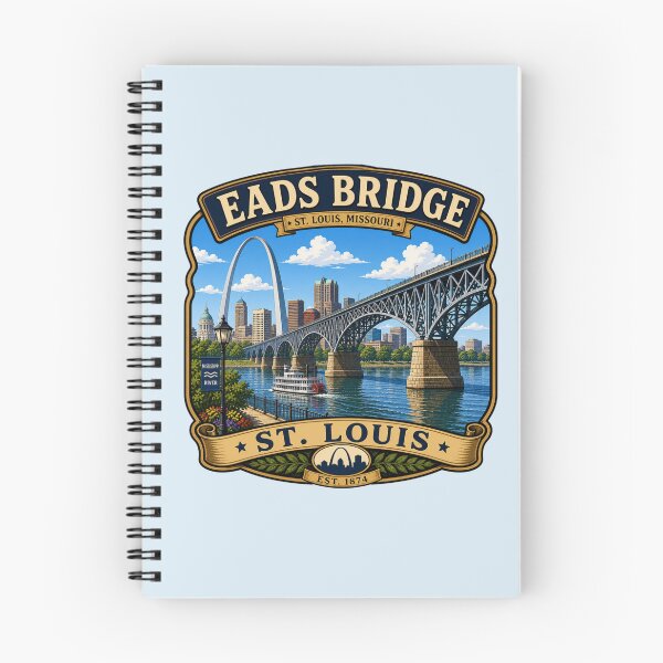 Item preview, Eads Bridge, St. Louis Missouri - Mississippi River designed and sold by Myra365Art.