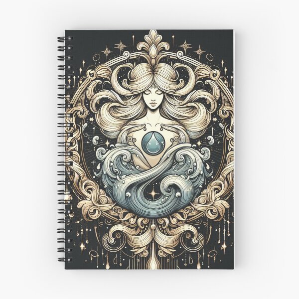 Item preview, Water Spirit Goddess – Flowing Feminine Energy Illustration designed and sold by Roberta Calabrese.