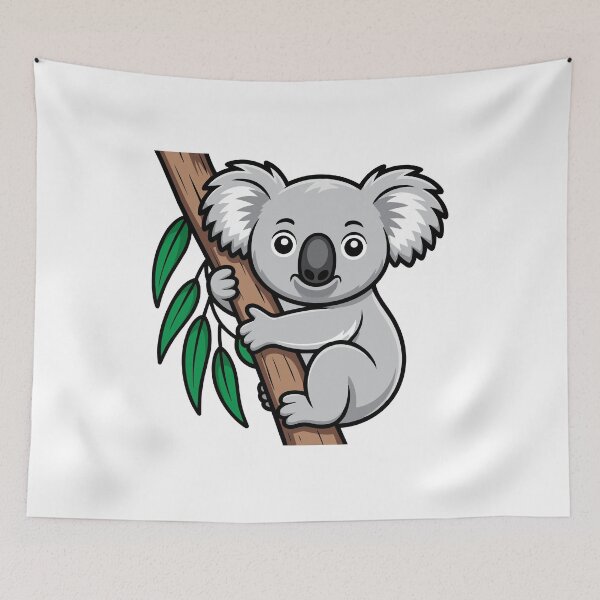 Item preview, Cute Koala Illustration – Adorable Animal Art designed and sold by DoraTora.
