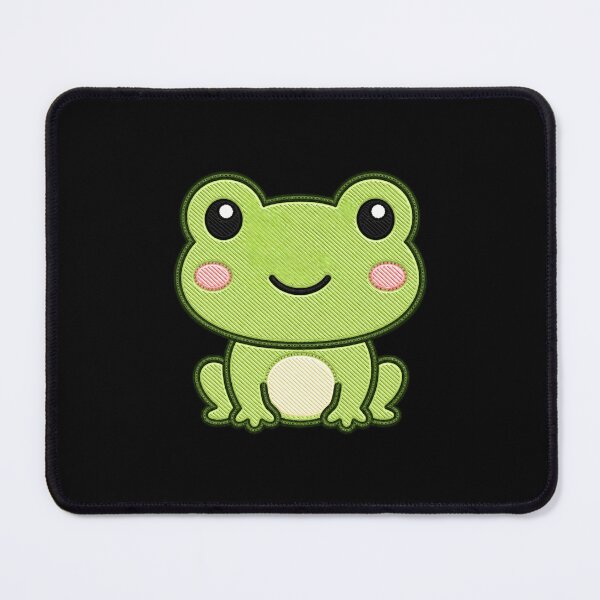 Item preview, Smiling Frog – Cute Minimal Kawaii Animal Design designed and sold by ColorSplash123.