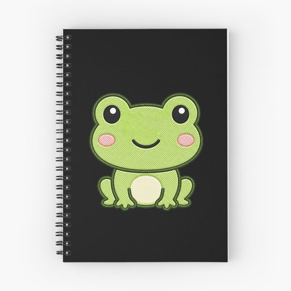 Item preview, Smiling Frog – Cute Minimal Kawaii Animal Design designed and sold by ColorSplash123.