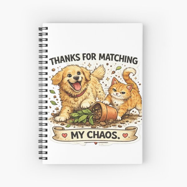 Item preview, Funny Best Friend Gift Cat Dog Chaotic Duo designed and sold by Gentlestate.